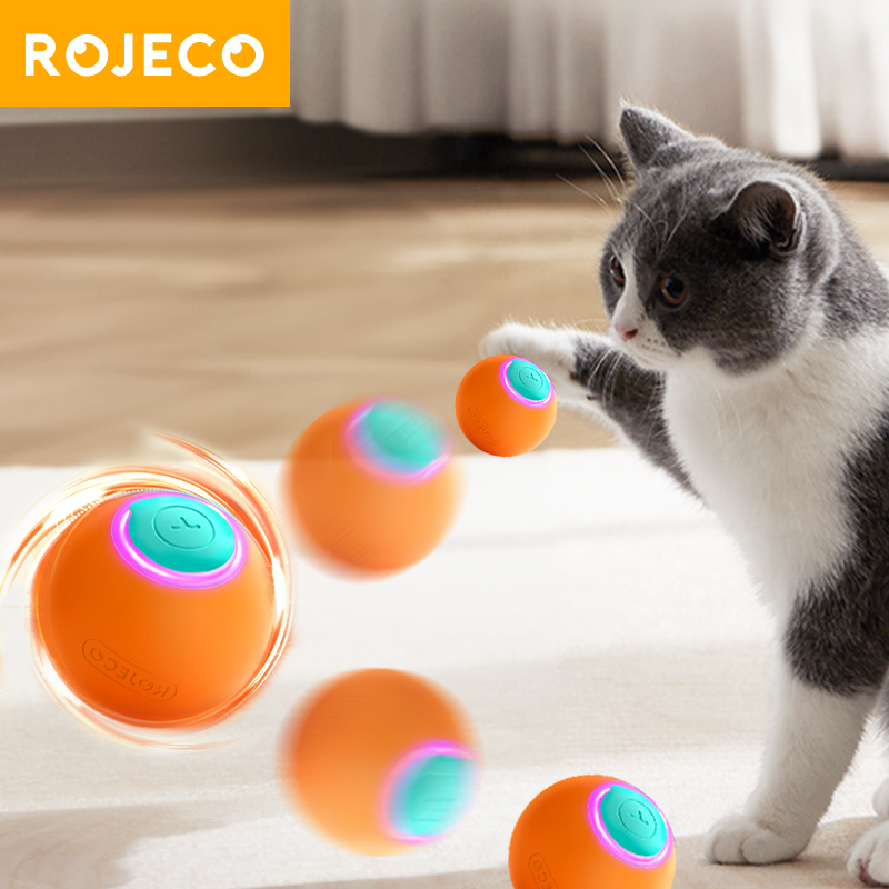 ROJECO Cat Toys Smart Interact - Automatic Moving Dog Ball recension och pris