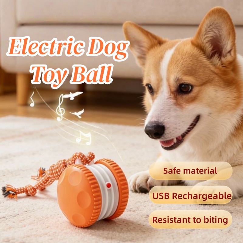 Smart Electric Interactive Pet - Automatic Moving Dog Ball recension och pris