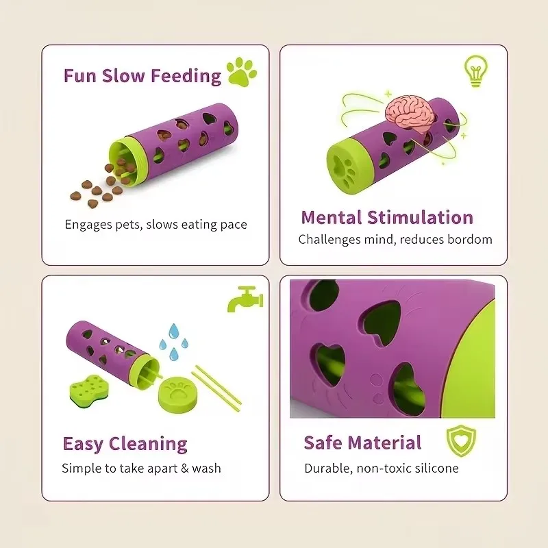 Rubber Treat-Dispensing Toy Fo - Rubber Treat Dispensing Dog Toy recension och pris