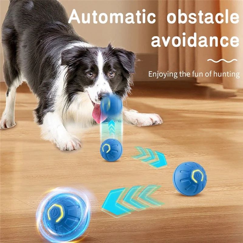 AT84-2PCS Smart Dog Ball Elect - Automatic Moving Dog Ball recension och pris