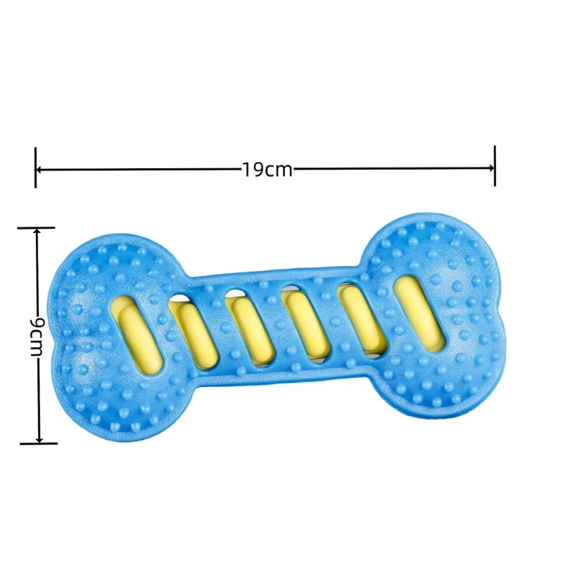 Pet Dog Chew Toys Rubber Bone  - Indestructible Dog Chew Toy recension och pris