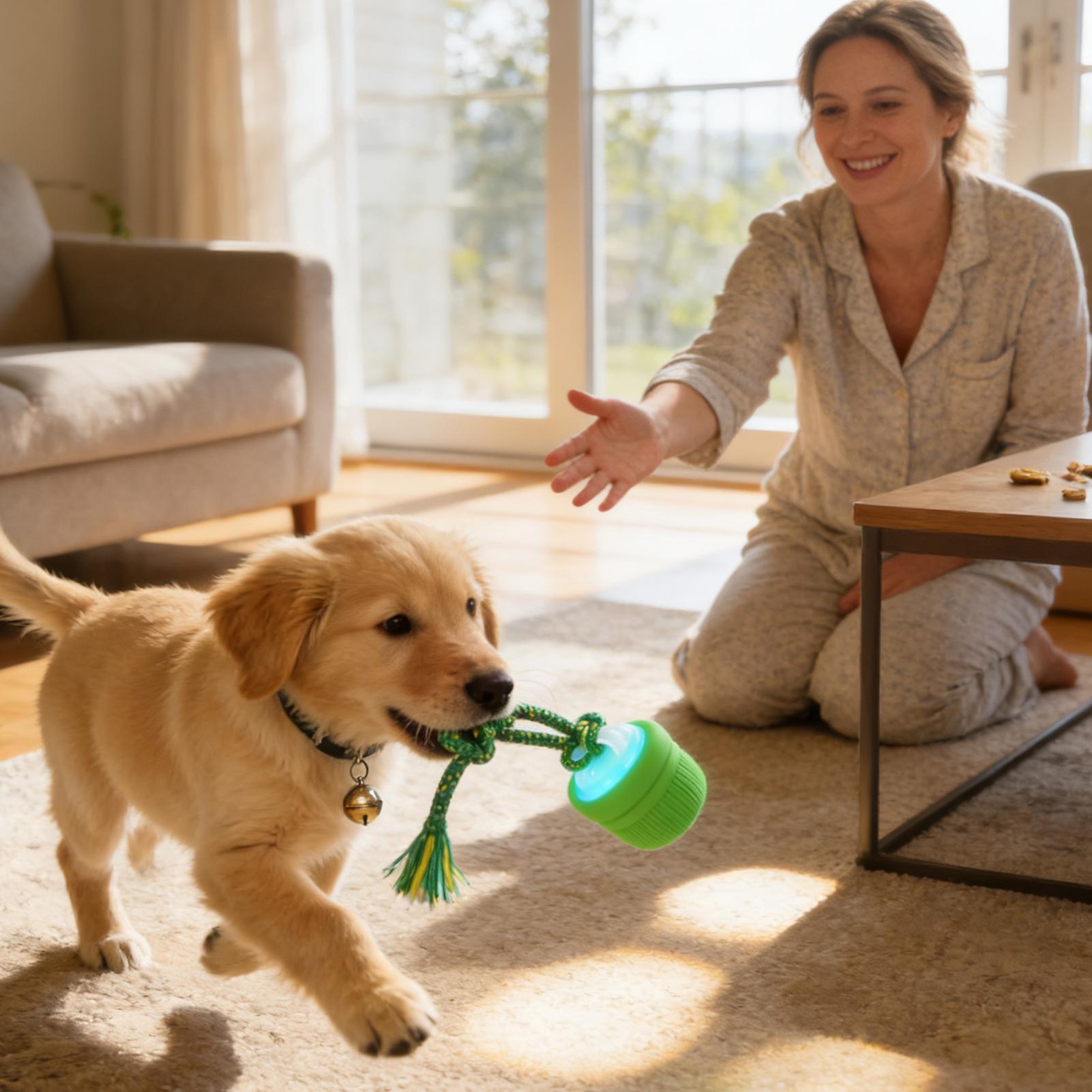 Interactive Dog Ball Automatic - Automatic Moving Dog Ball recension och pris