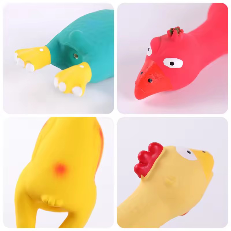 Cute Dog Squeak Toy Latex Chic - Interactive Squeaky Plush Dog Toy recension och pris
