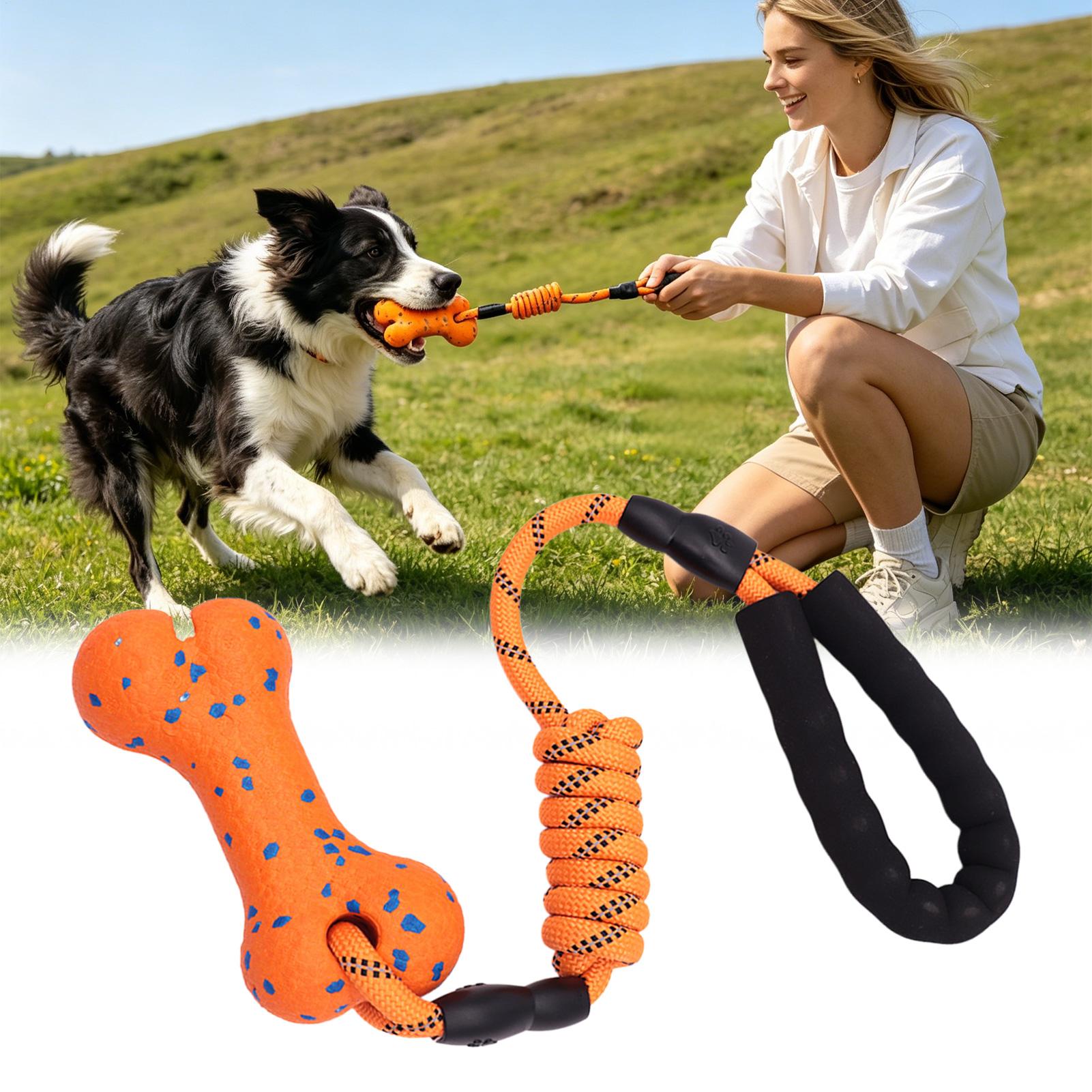 Rope Toy Chew Teething With Ha - Dog Rope Toy Aggressive Chewers recension och pris