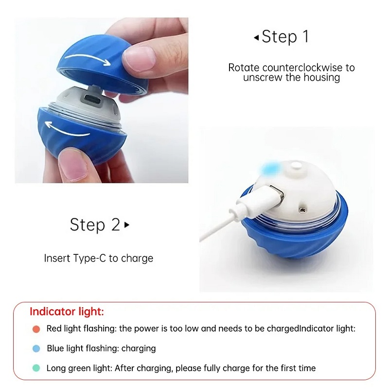 Dog Toy Ball Automatic Moving  - Automatic Moving Dog Ball recension och pris
