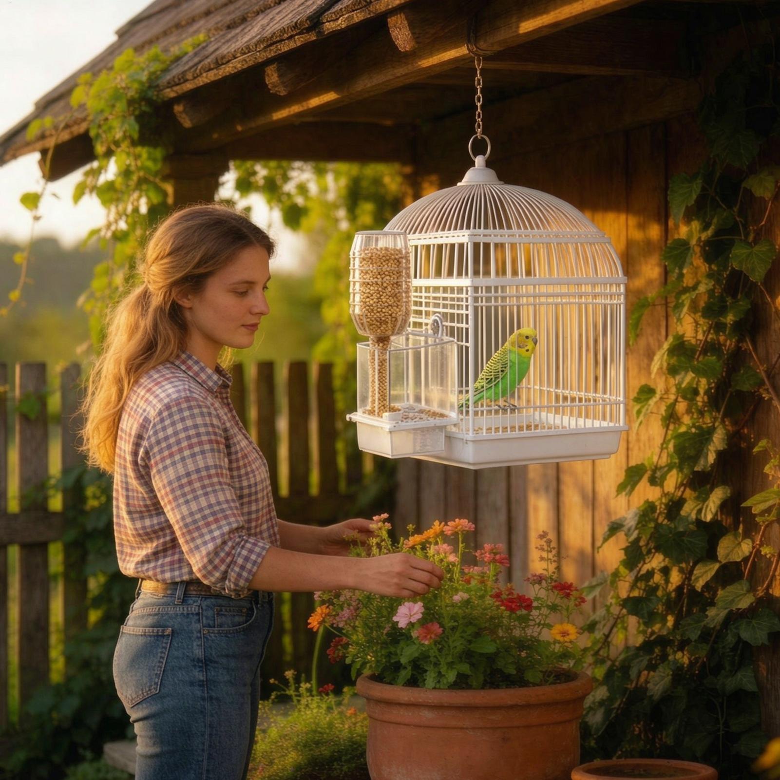 Automatic Bird Feeder For Cage - Pet Feeders recension och pris
