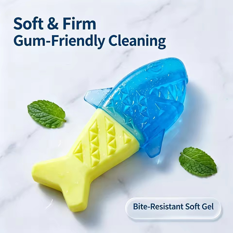 Pet Fish Bone TPR Dog Toy Wate - Teeth Cleaning Dog Chew Bone recension och pris