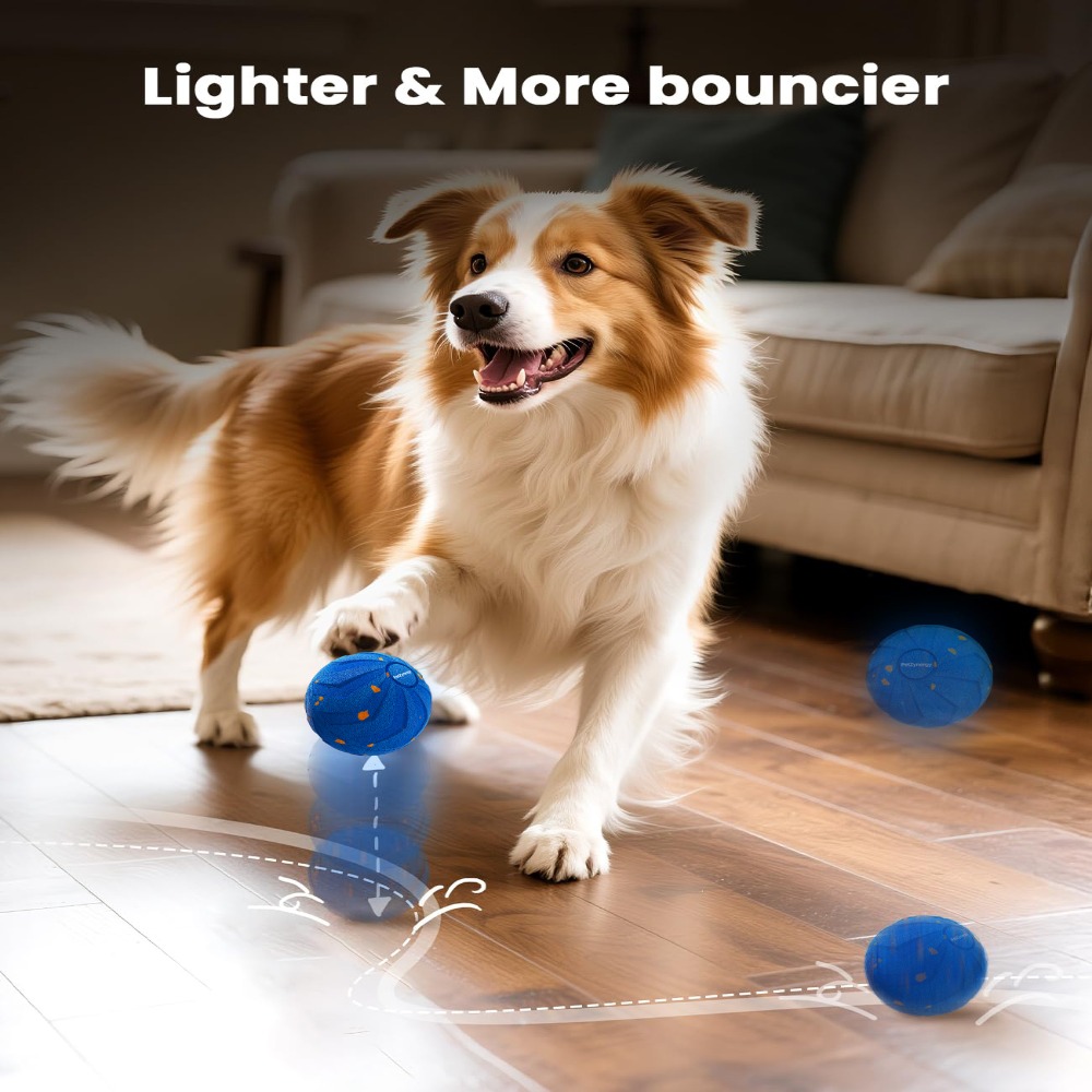 Bite Resistant Smart Dog Toy B - Automatic Moving Dog Ball recension och pris