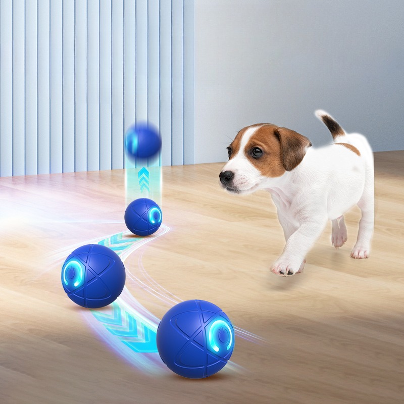 Smart Dog Toy Ball USB Automat - Automatic Moving Dog Ball recension och pris