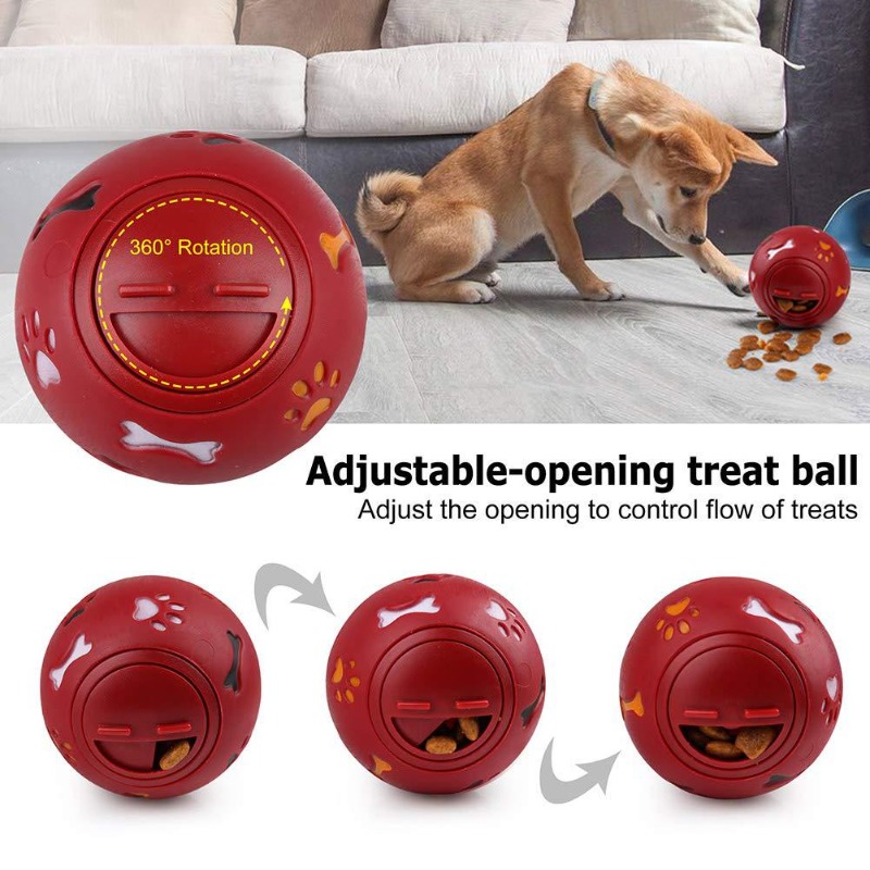 Slow Feeder Interactive Toy Fo - Rubber Treat Dispensing Dog Toy recension och pris