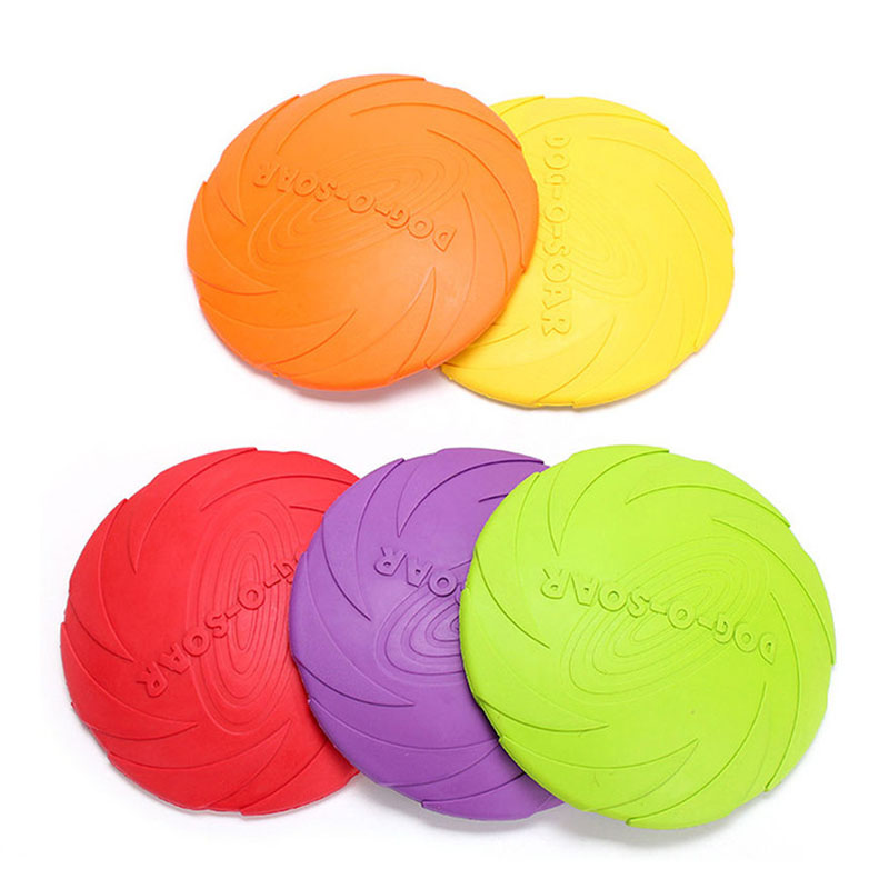 Rubber Pet Dog Flying Discs Sa - Flying Disc Dog Training Toy recension och pris