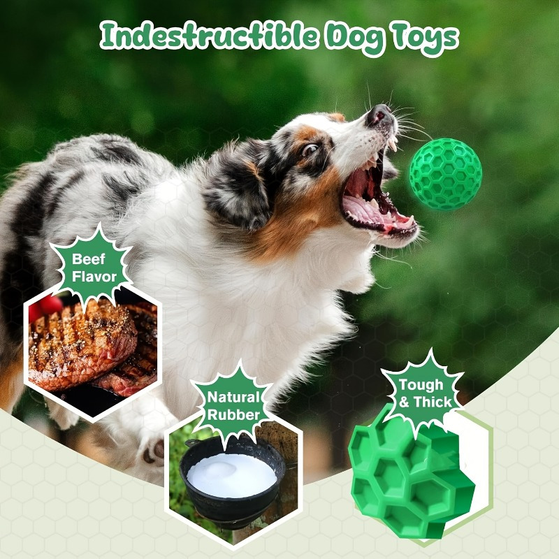 Tough Natural Rubber Dog Chew  - Indestructible Dog Chew Toy recension och pris