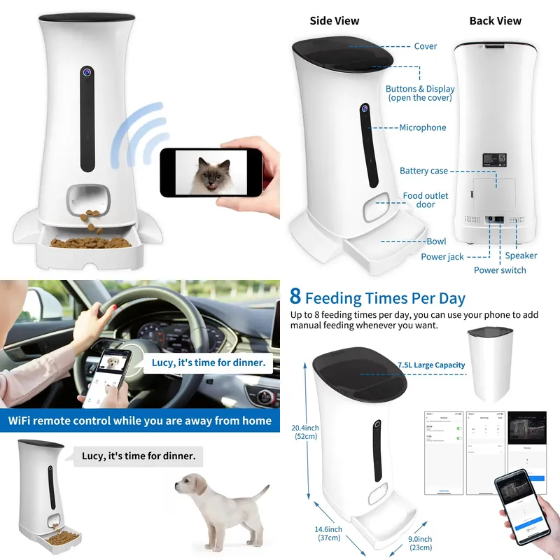 Wifi Pet Feeder Camera For Voi - Pet Feeders recension och pris