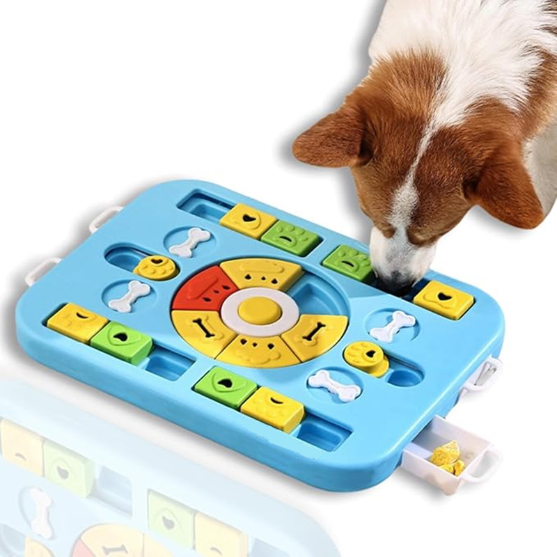Interactive Dog Puzzle Toy for - Interactive Squeaky Plush Dog Toy recension och pris
