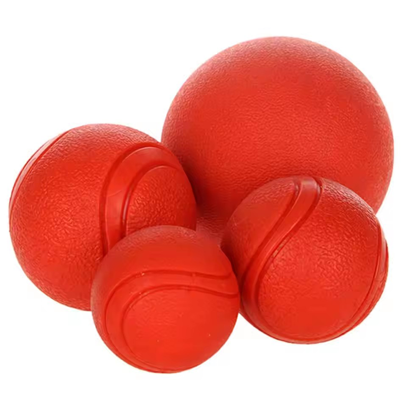 Solid Rubber Dog Bouncy Ball I - Indestructible Dog Chew Toy recension och pris