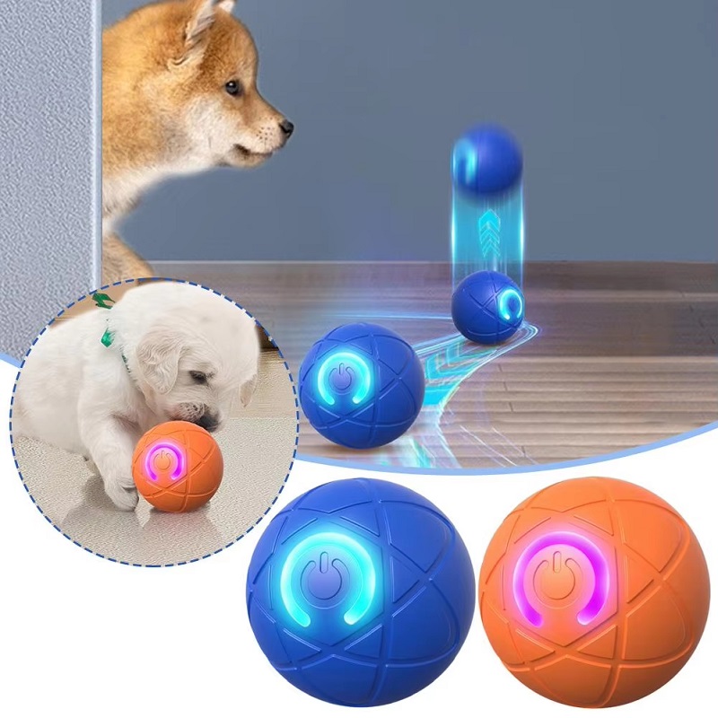 Dog Toy Ball Interactive Rolli - Automatic Moving Dog Ball recension och pris