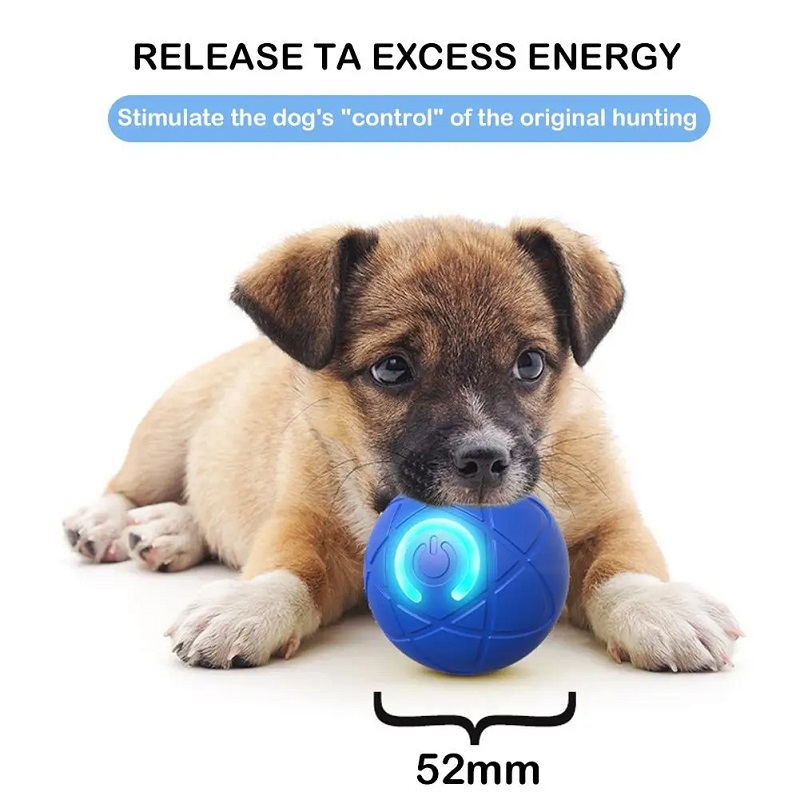 Dog Toy Ball Interactive Rolli - Automatic Moving Dog Ball recension och pris