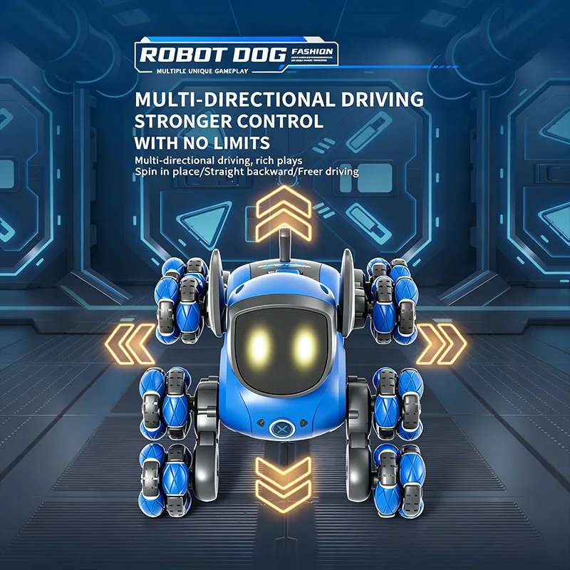 JJRC Q200 2026 RC Robot Stunt  - Interactive Squeaky Plush Dog Toy recension och pris