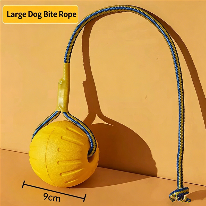Interactive Dog Toy Ball with  - Indestructible Dog Chew Toy recension och pris