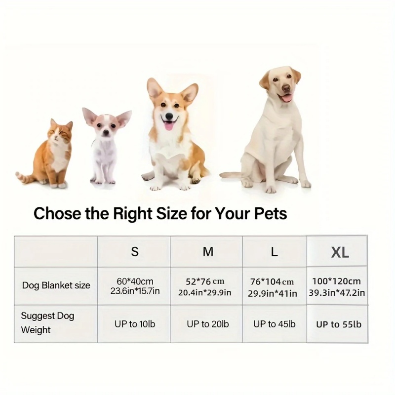3PCS Soft Fluffy Pet Blanket C - Pet Beds recension och pris