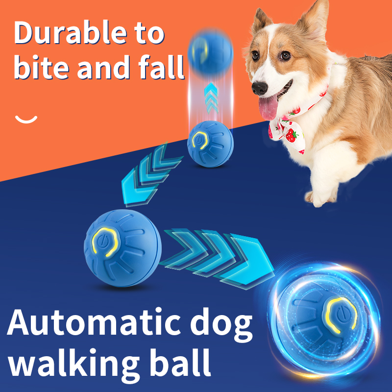 Automatic Moving Dog Toy Ball  - Automatic Moving Dog Ball recension och pris