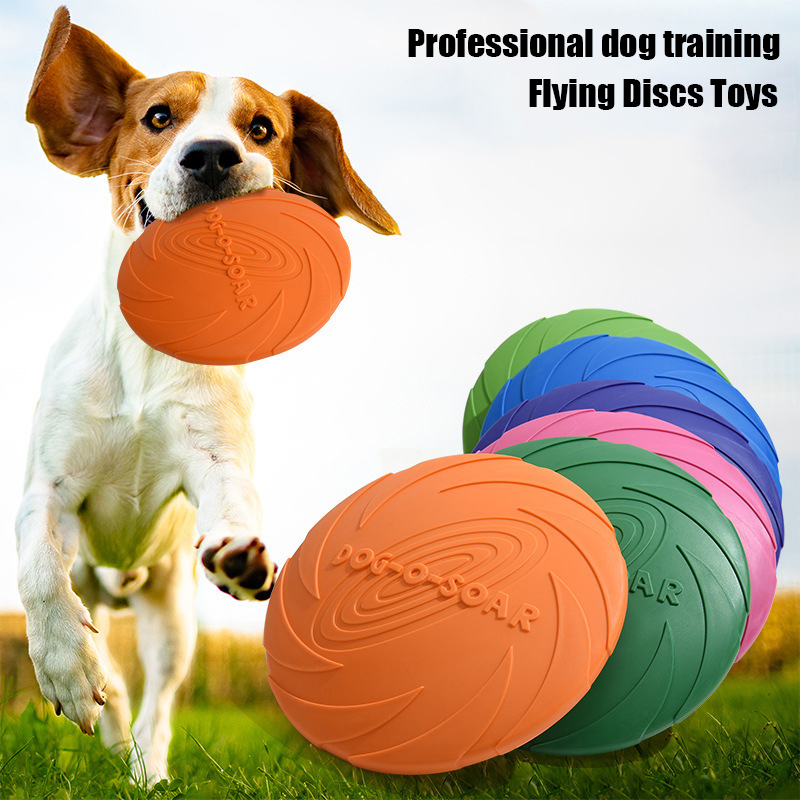 Large Dog Golden Fur Pet Flyin - Flying Disc Dog Training Toy recension och pris