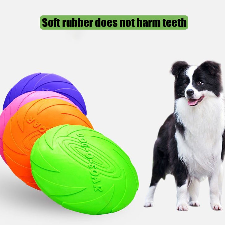 Large Dog Golden Fur Pet Flyin - Flying Disc Dog Training Toy recension och pris